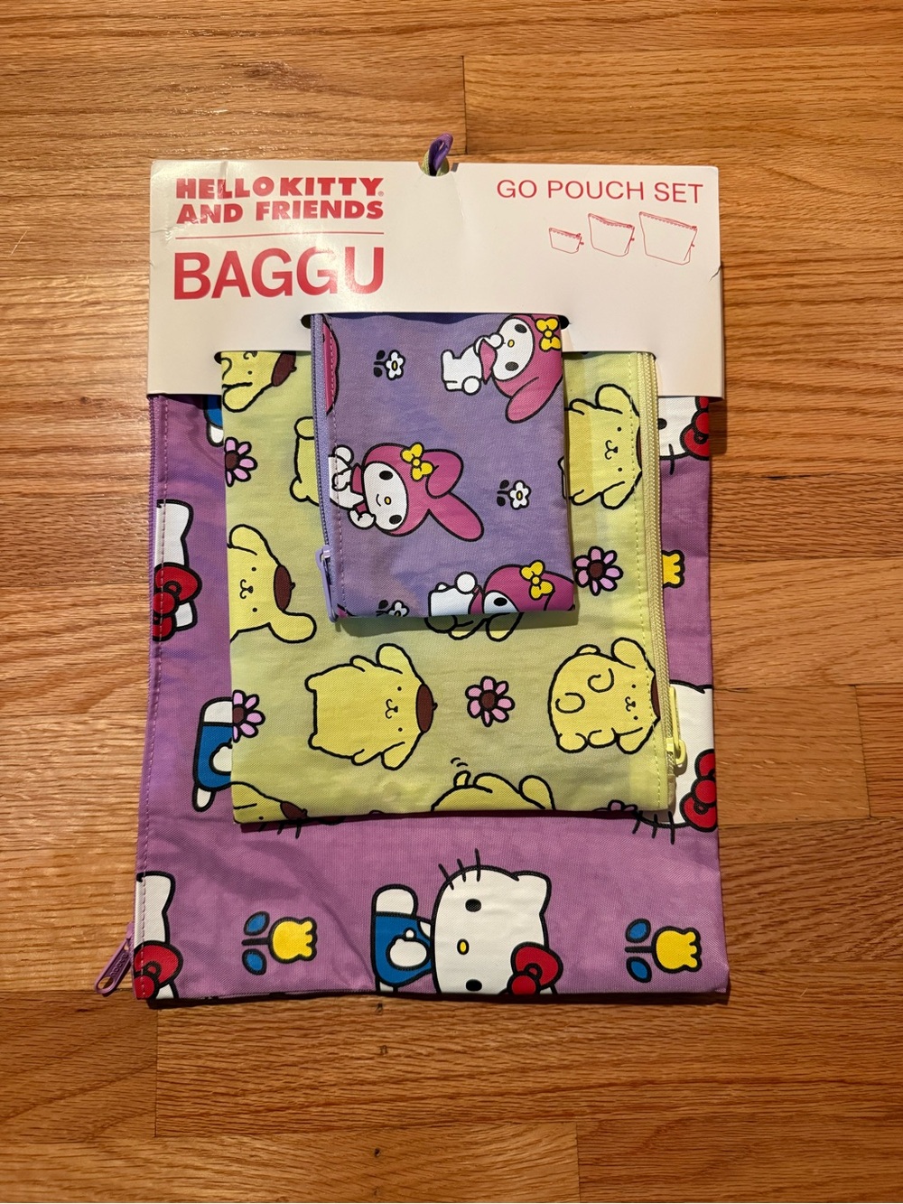Baggu x Sanrio Hello Kitty & Friends - Go Pouch Set